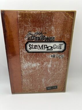 Ellison Brown and Tan Stamp2Cut Alterations Eclips No.12